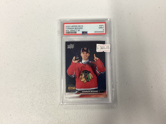 2023 upper deck Connor Bedard NHL DRAFT psa 9