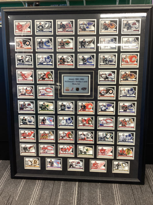 Atomic 2003/4 McDonald’s Hockey Main Set Frameworth Framed