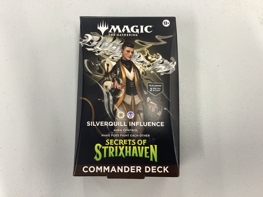 Magic The Gathering Secrets of Strixhaven Commander Deck- silverquill influence
