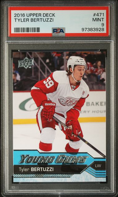2016 Upper Deck Tyler Bertuzzi | PSA 9