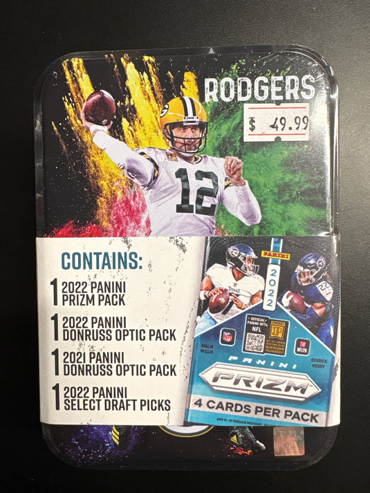 2022 Panini Prizm / Optic Football Tin - 4 packs