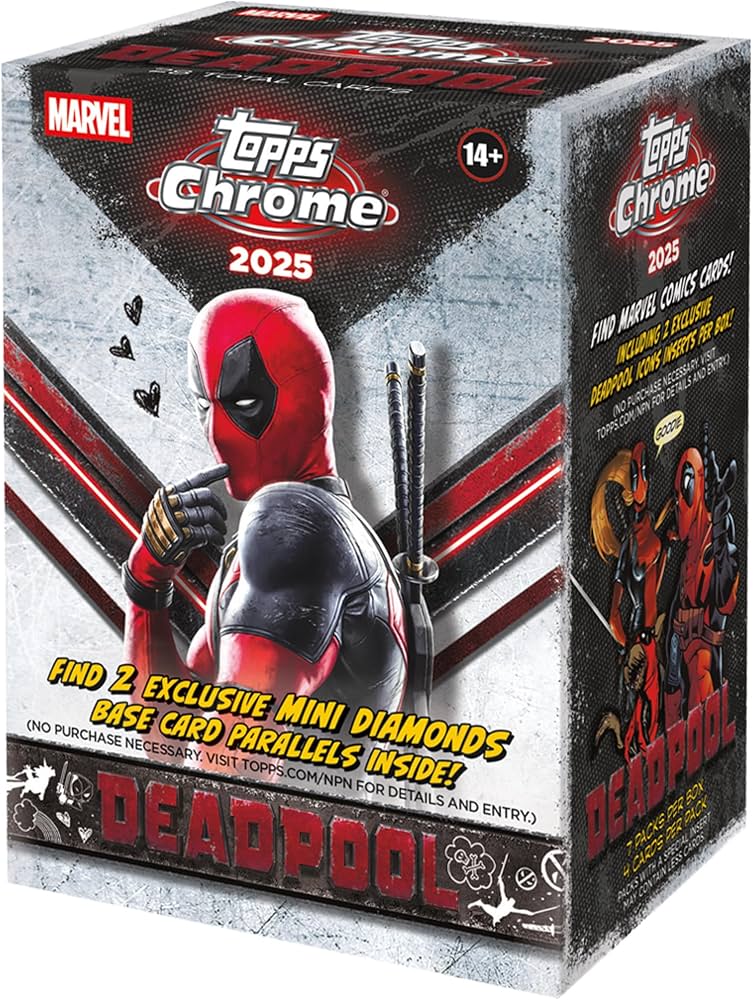 2025 Topps Chrome Deadpool Blaster Box