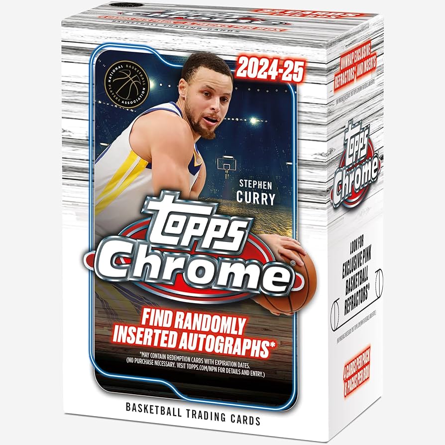 2024-2025 Topps Chrome NBA Blaster Box
