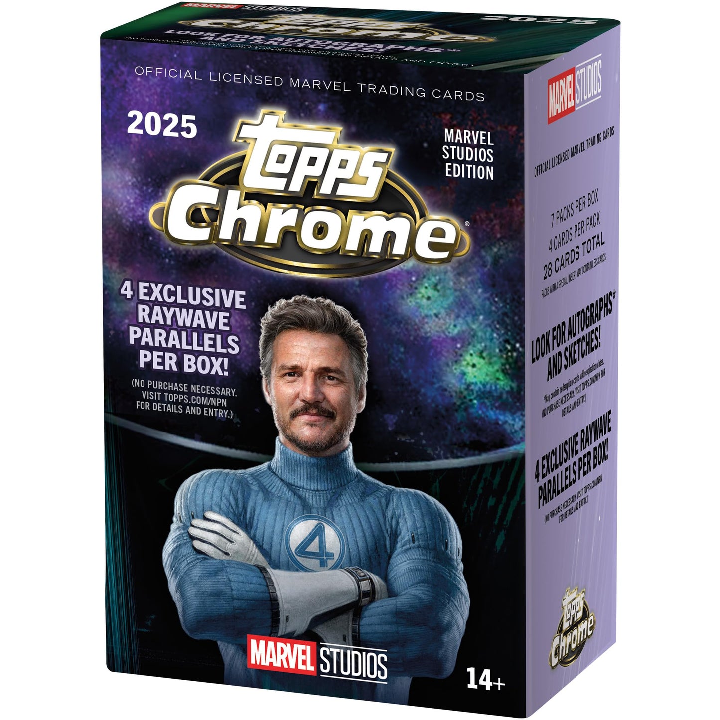 2025 Topp Chrome Marvel Studios Value Box