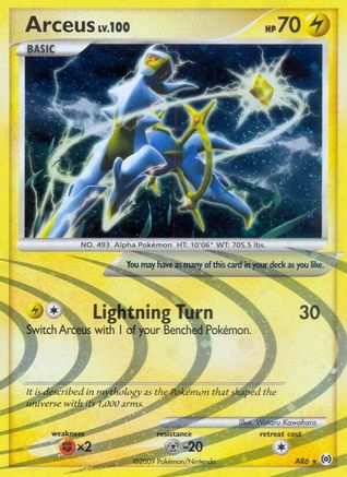 Arceus (AR6) (AR6) AR6/99  - Holofoil Arceus - Holo Rare