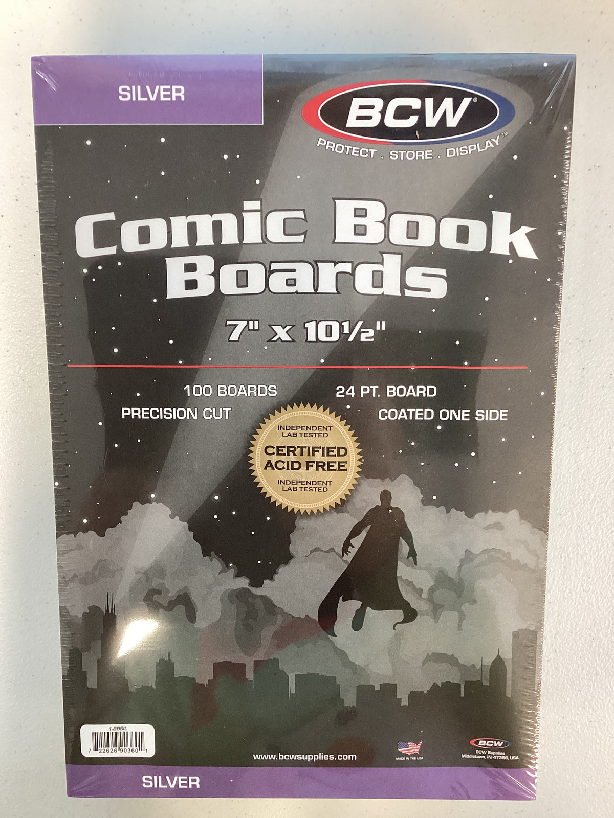BCW - Comic Book Boards Silver - 100 count