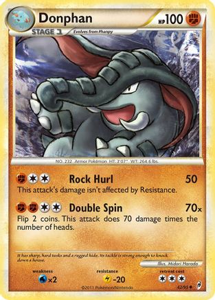 Donphan 042  Call of Legends - Uncommon