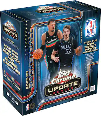 2025-2026 Topps Chrome NBA Update Serise Mega Box