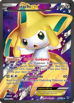 Jirachi EX (98 Full Art)/101  - Holofoil Plasma Blast - Ultra Rare
