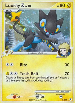 Luxray GL  - Reverse Holofoil Rising Rivals - Holo Rare