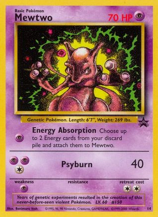 Mewtwo (14) (14) 014/53  WoTC Promo - Promo