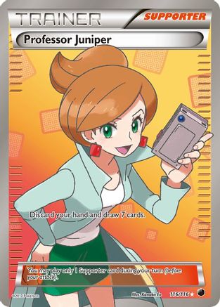 Professor Juniper (116 Full Art)  - Holofoil Plasma Freeze - Ultra Rare