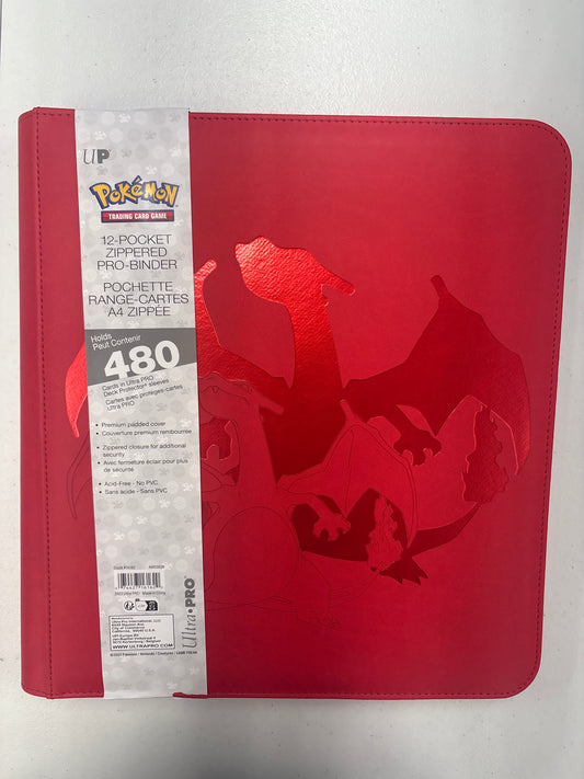 Charizard 12pocket zipper binder 480 cards