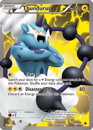 Thundurus (97 Full Art) (97 Full Art) 097  - Holofoil Emerging Powers - Ultra Rare