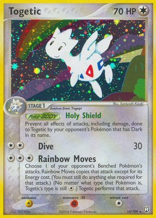 Togetic 014/109  - Reverse Holofoil Team Rocket Returns - Holo Rare