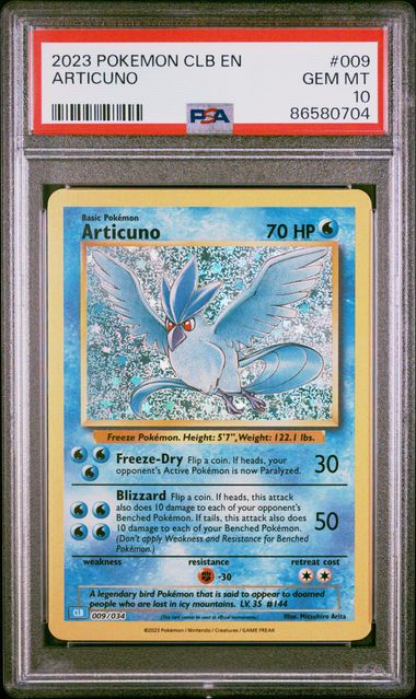 2023 Pokemon CLB EN Articuno | PSA 10