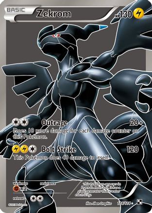 Zekrom (114 Full Art) (114 Full Art) 114  - Holofoil Black and White - Ultra Rare