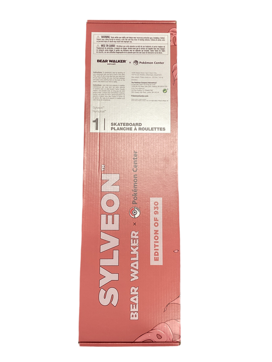 Pokémon center x bear walker skate board limited edition /930 SYLVEON
