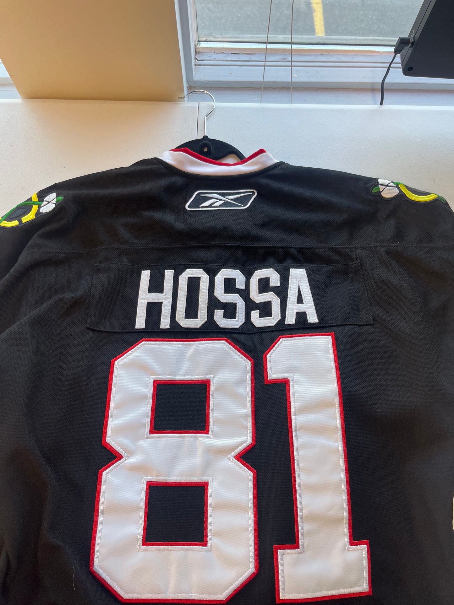 Marian Hossa Reebok Jersey - Blackhawks