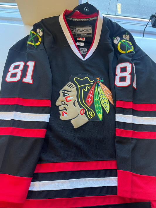 Marian Hossa Reebok Jersey - Blackhawks