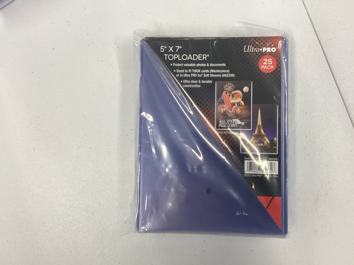 Ultra Pro Top Loader 5” x 7”  25 pack