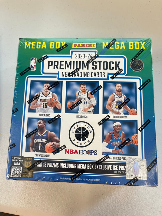 23-24 Panini Premium Stock NBA Hoops Basketball mega box