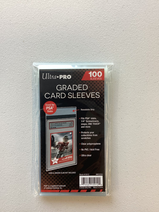 ultra pro psa graded card sleeves Buy Graded Card Sleeves Custom Fit for PSA / CGC / CSG Slabs – Caseforceco main image 0
