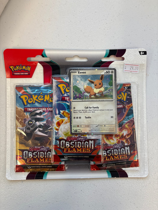 Pokemon obsidian flames 3 blister pack