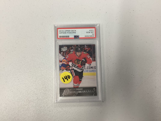 2015 upper deck artemi panarini psa 10
