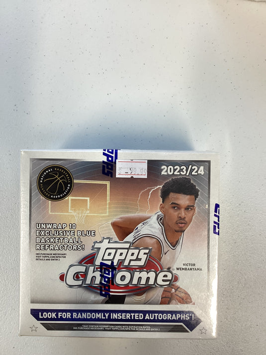 23-24 Topps Chrome Basketball mega box
