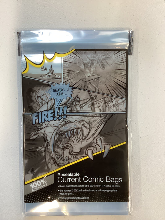 Ultra-Pro Resealable Current Comic Bags - 100