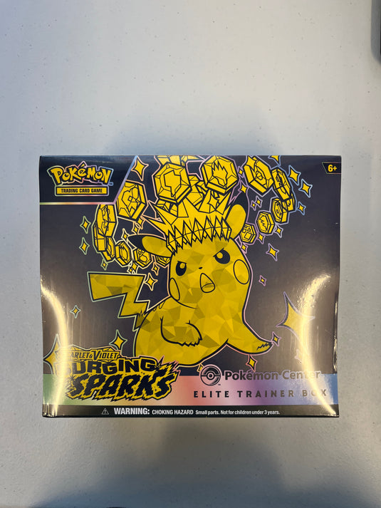 Pokemon Surging Sparks Pokemon Center etb
