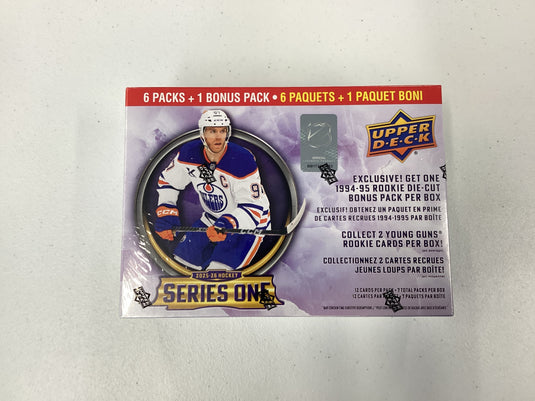 25-26 Upper Deck S1 jumbo blaster box - 6 + 1 pack