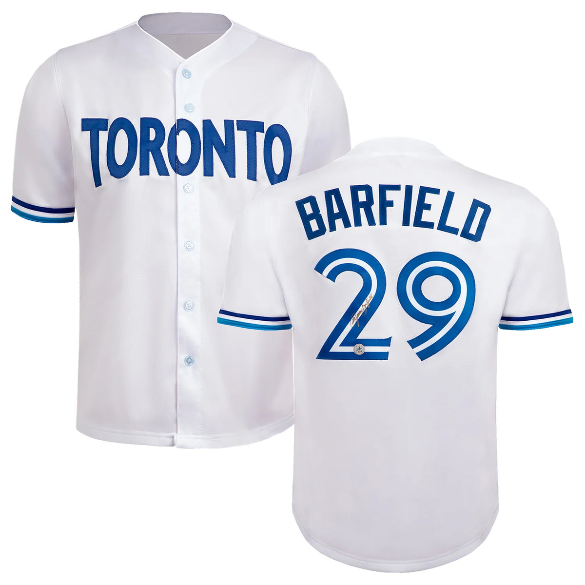 Jesse Barfield - Autograph - Toronto Blue Jays Jersey
