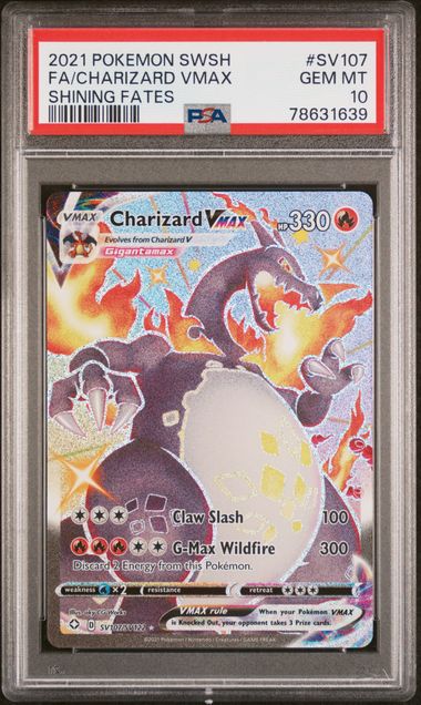 2021 Pokemon SWSH FA/Charizard VMAX | PSA 10