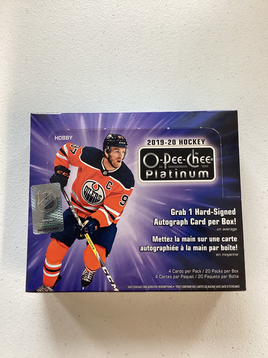 2019-20 OPC Platinum Hobby Box