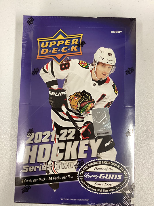 2021-22 Upper Deck S2 Hockey Hobby Box