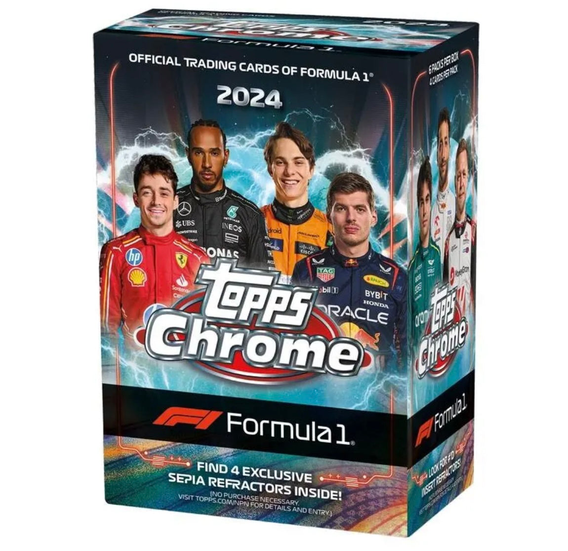 2024 Topps chrome F1 blaster box