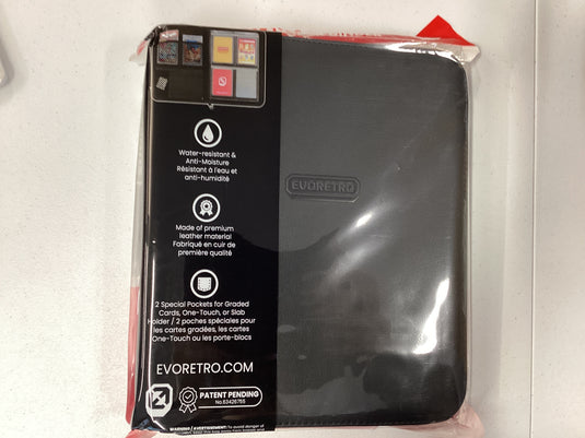 Evoretro shield + top loader binder holds 96