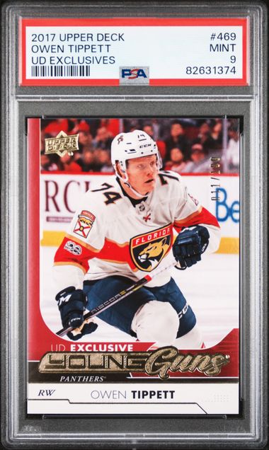 2017 Upper Deck Owen Tippett UD Exclusives | PSA 9