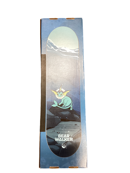 Pokémon center x bear walker skate board limited edition /720 VAPOREON