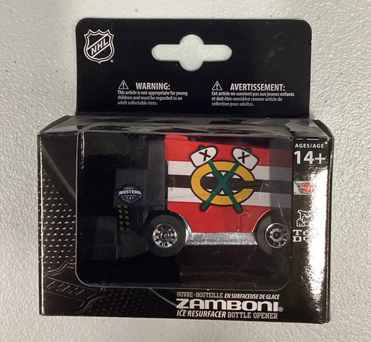 NHL Zamboni Bottle Opener - Chicago Blackhawks