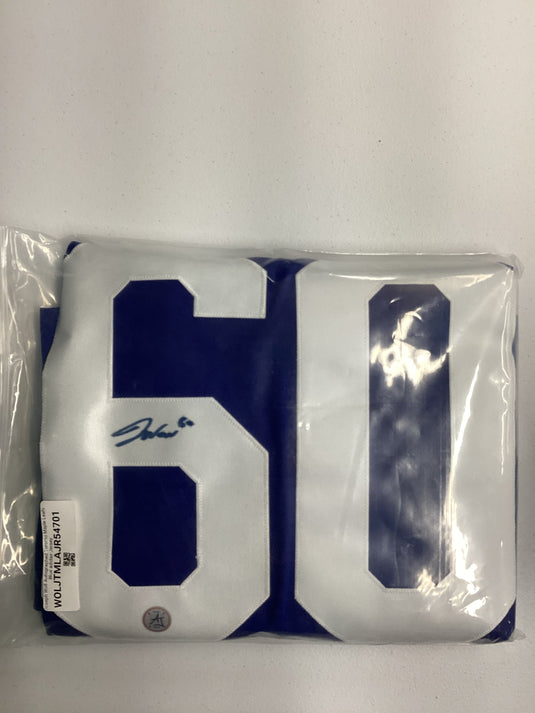 J Woll Auto Jersey AJ COA