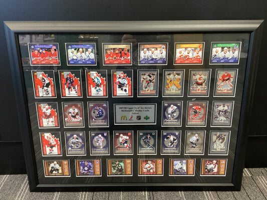 2007/08 McDonald’s Ice Heroes Subset Frameworth Framed