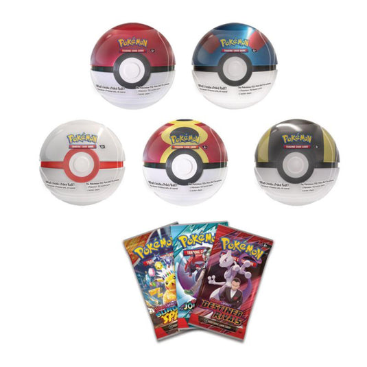Pokémon pokeball tin - 3 packs