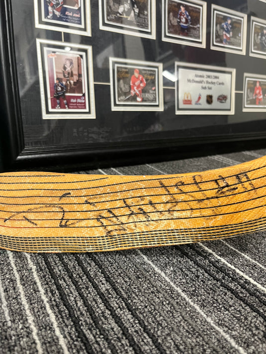 Daniel Alfredsson Game Used Auto Stick