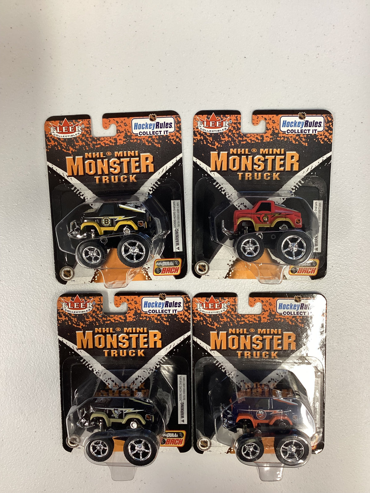 Fleer NHL Mini Monster Truck Collectible 1/30