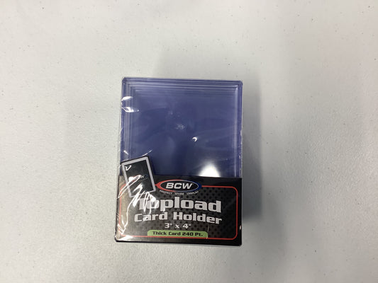 BCW Top Loader 10pk - 240 pt