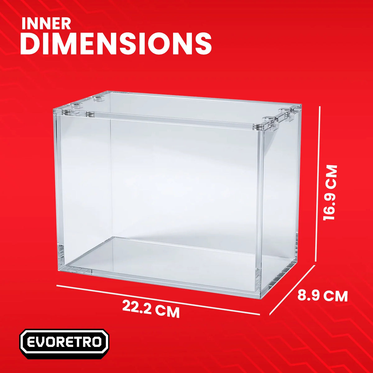 EVORETRO | Acrylic Case for Pokemon ETB's - Magnetic Lid