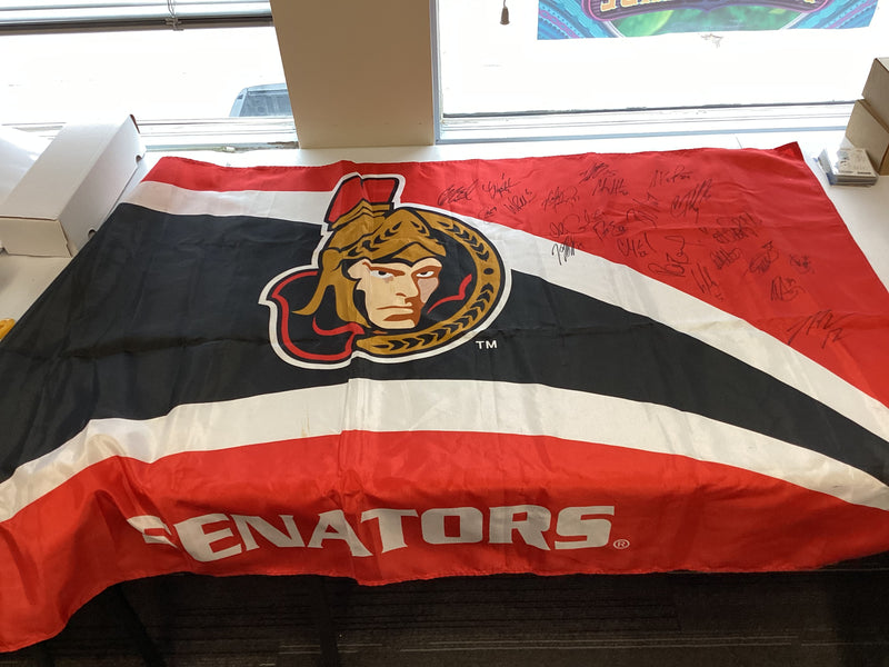 Load image into Gallery viewer, 2004-05 Ottawa Senators Team Signed Flag
